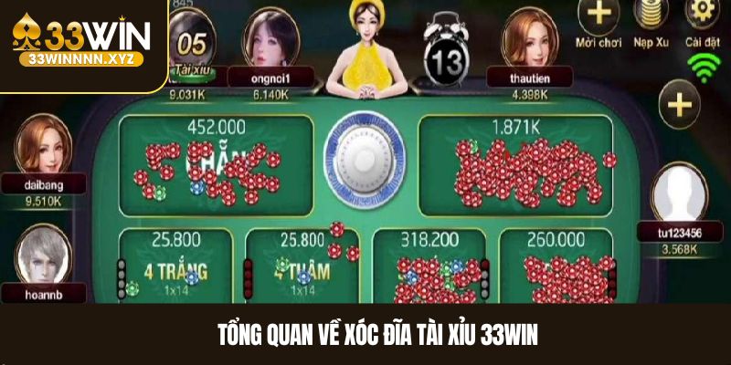 Tổng quan về xóc đĩa tài xỉu 33WIN